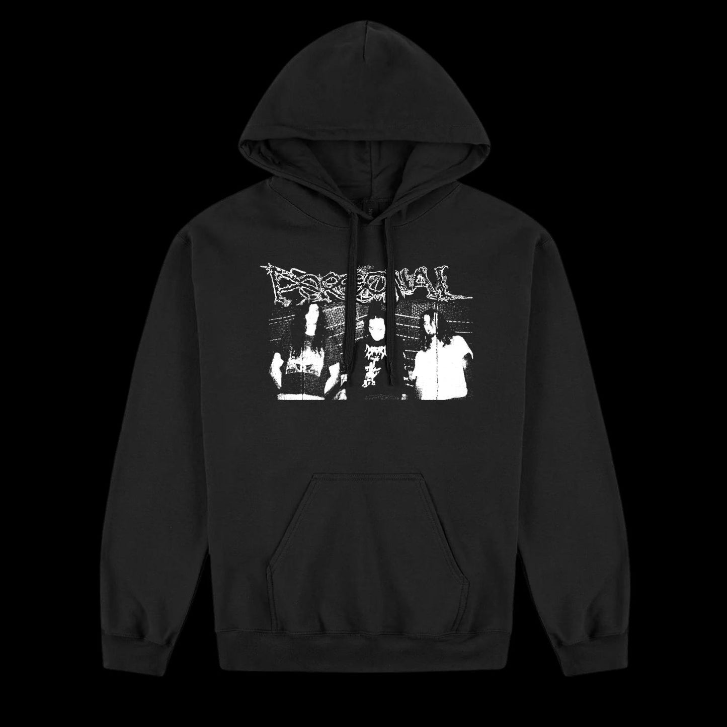 Carcinogen Hooded Sweatshirt Black
