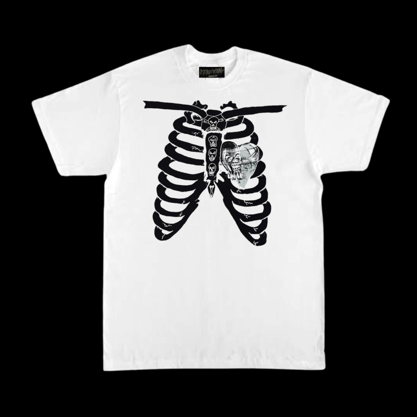 Rib Cage Tee White