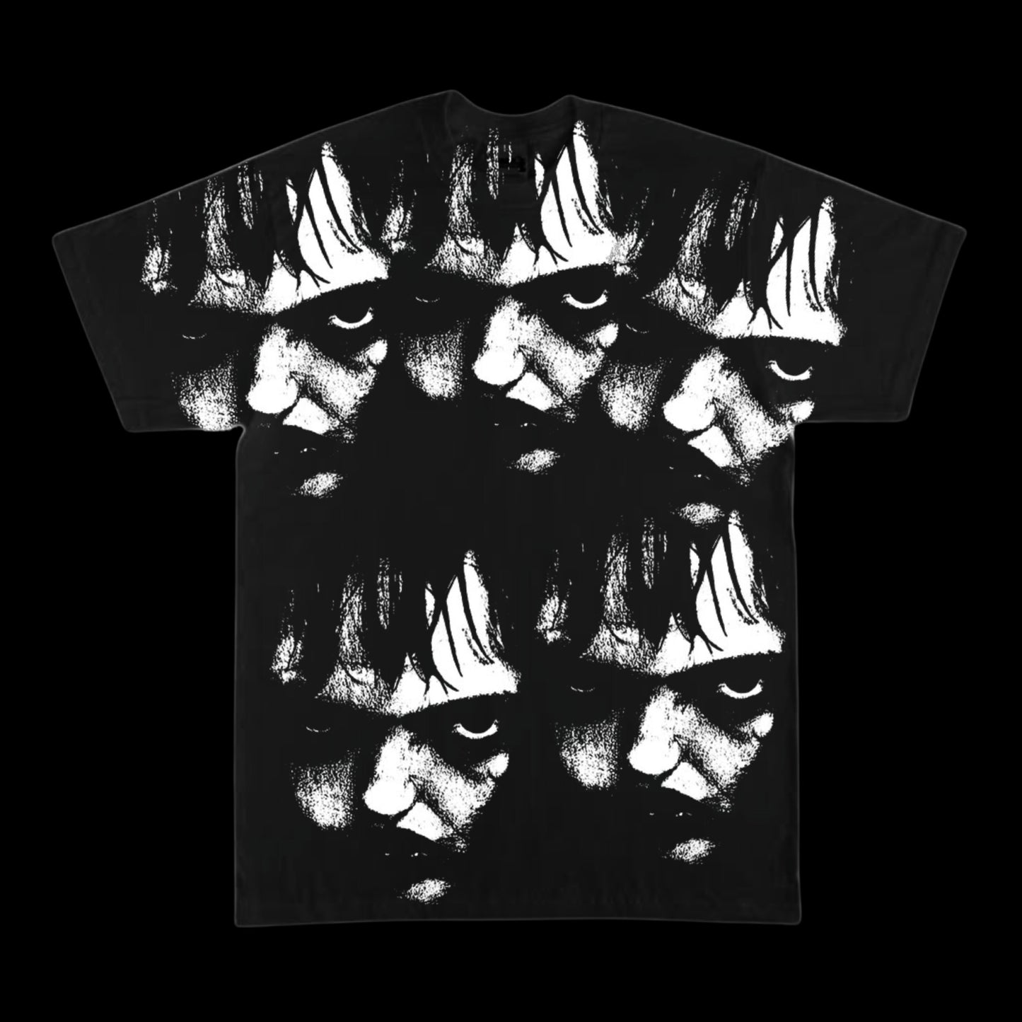 Grudge Girl All Over Print T Shirt Black