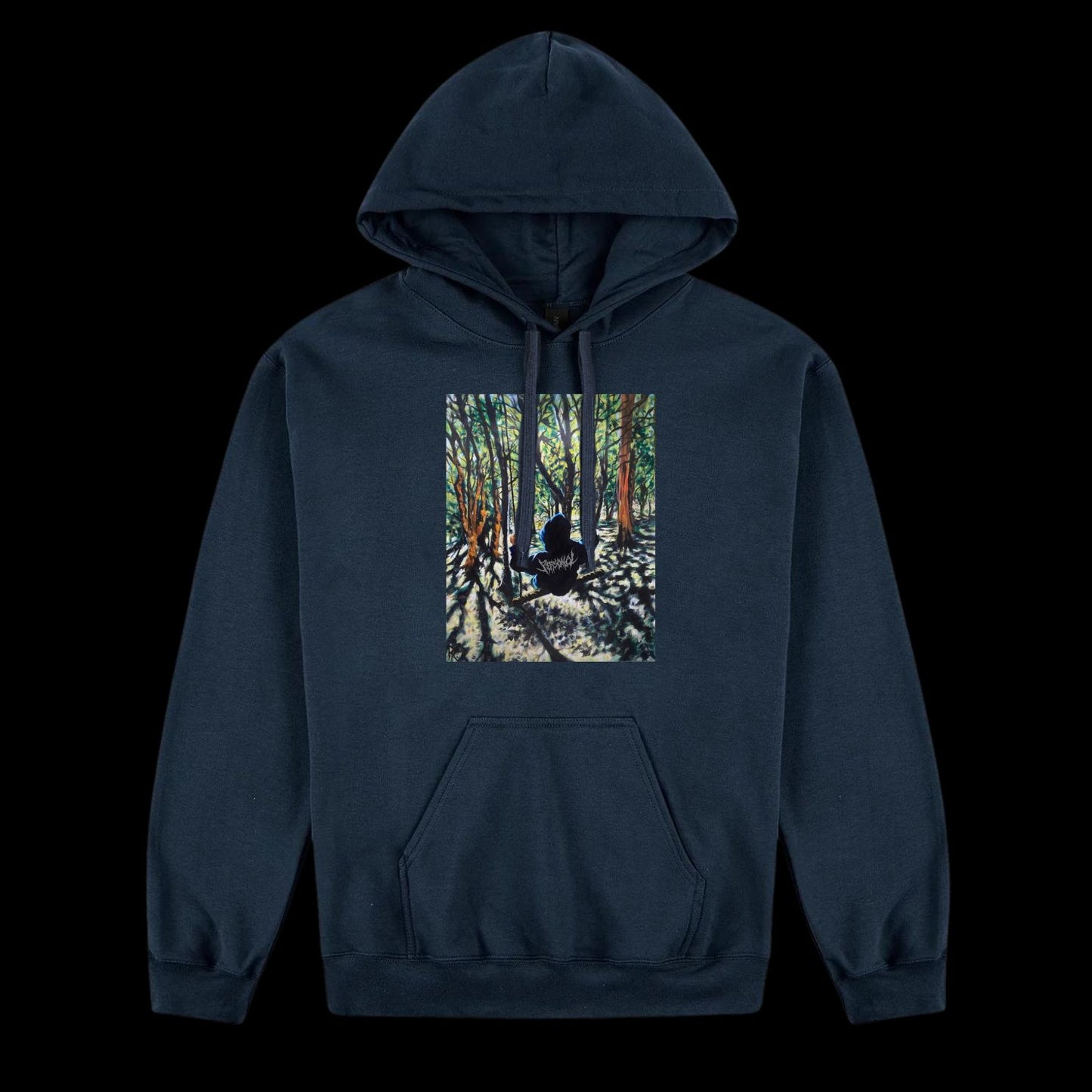 Swing Hooded Sweatshirt Navy