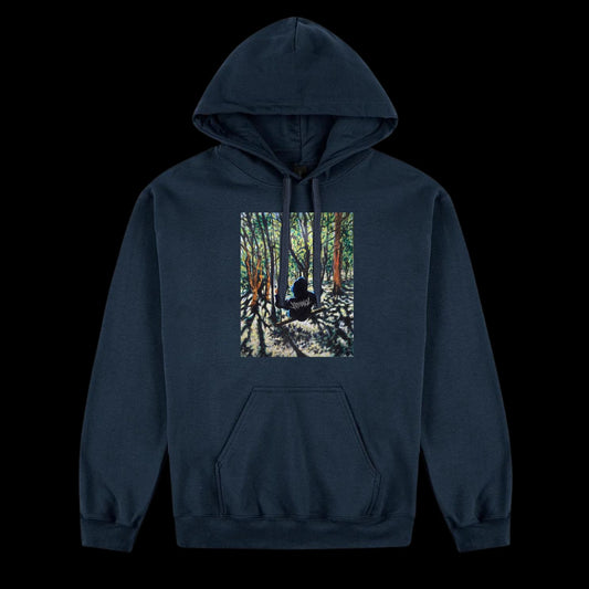Swing Hooded Sweatshirt Navy