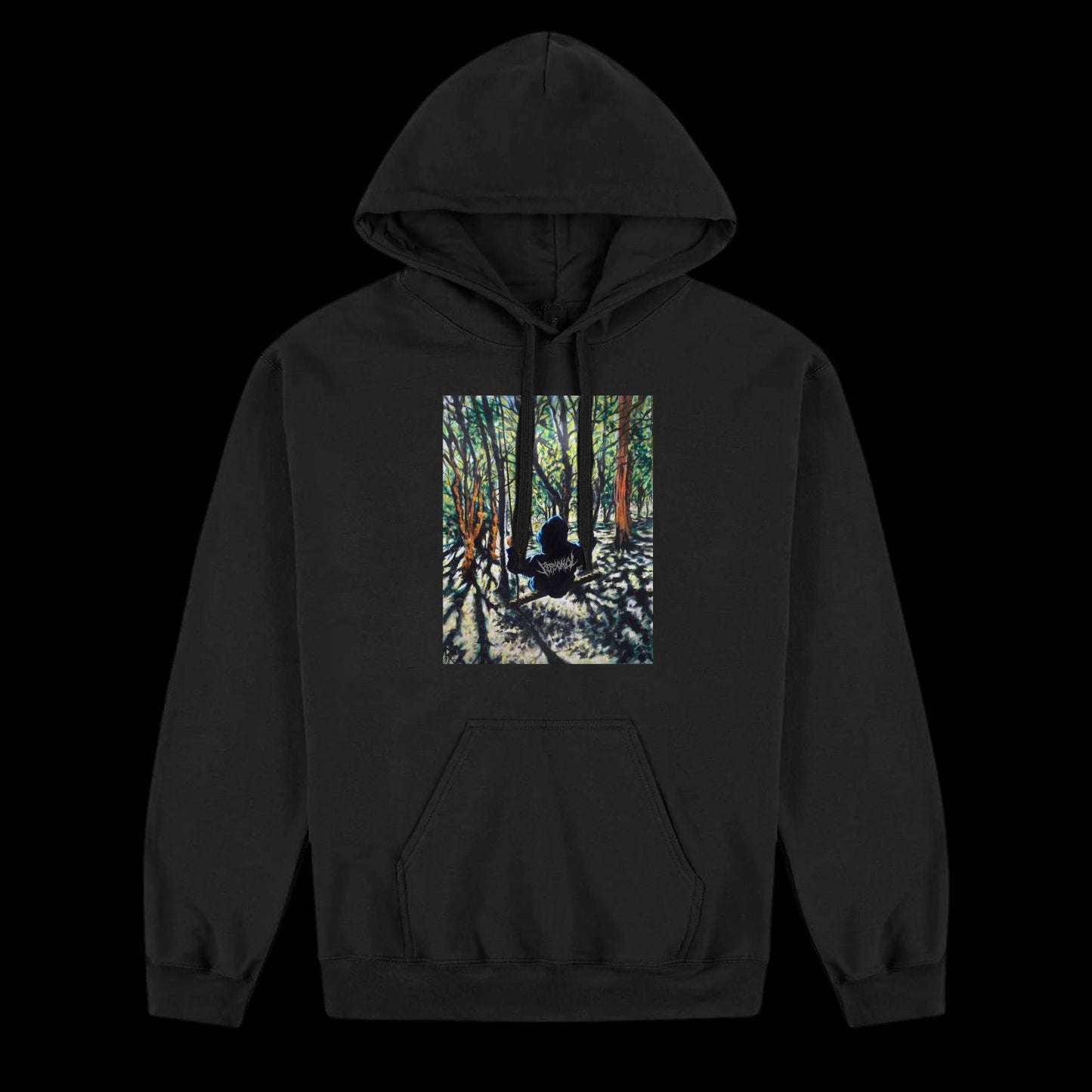 Swing Hooded Sweatshirt Black