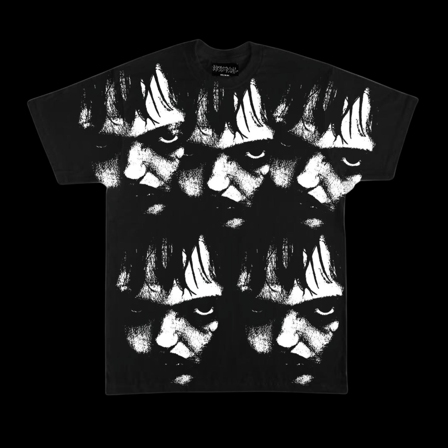 Grudge Girl All Over Print T Shirt Black