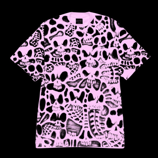 All Over Print Ziggy T Shirt Pink