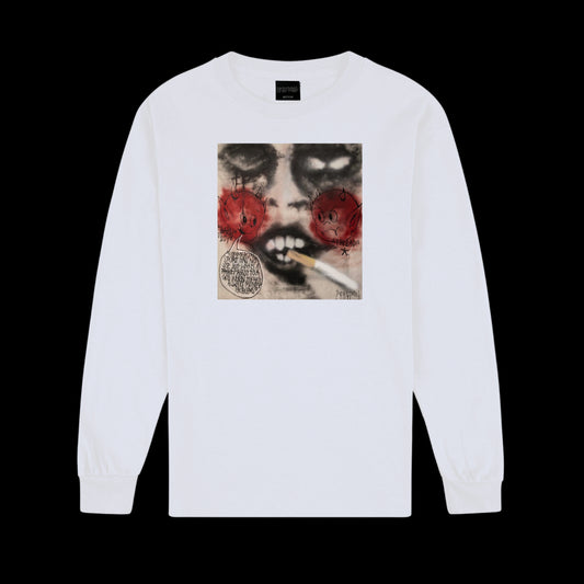 Commercial Sport L/S T Shirt White